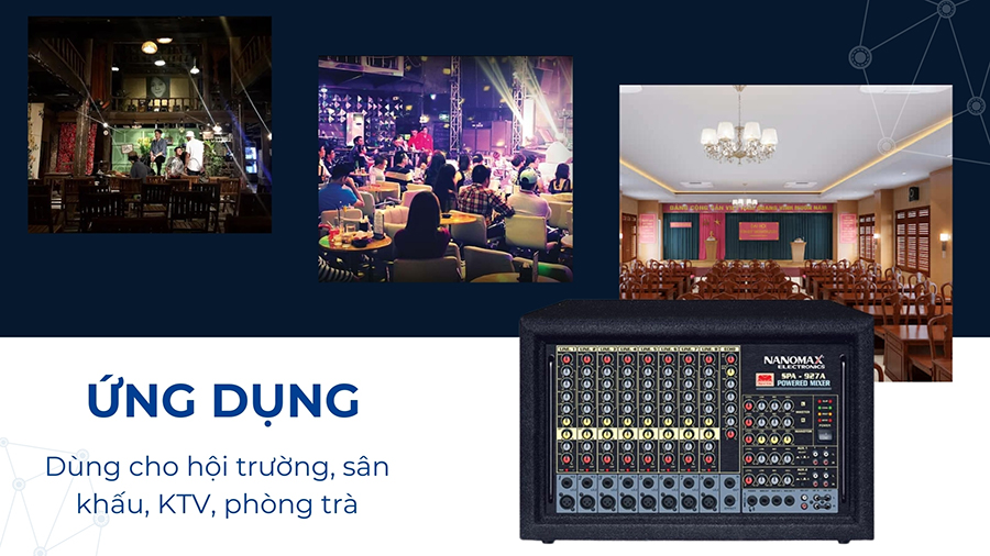 Amply công suất lớn thường dùng cho hội trường, quán cafe, karaoke Amply công suất lớn thường dùng cho hội trường, quán cafe, karaoke
