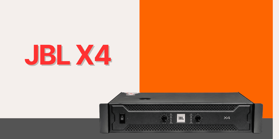 Cục đẩy công suất giá rẻ JBl X4 có thể hoạt động lên đến 1200W, dễ dàng kéo loa sub bass 40-50 dễ dàng.