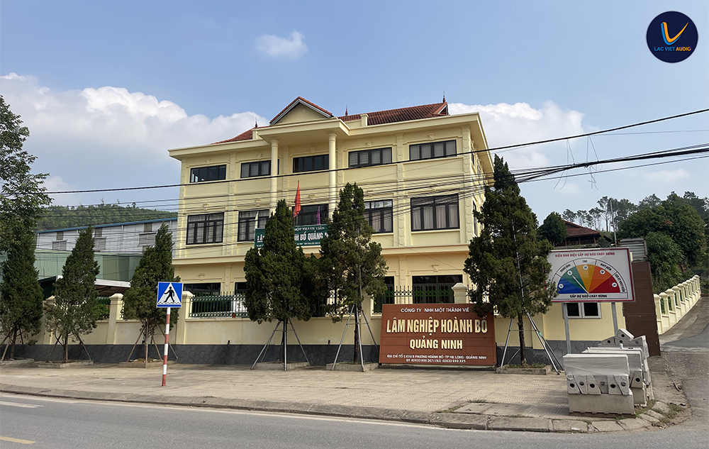 Dự án âm thanh phòng họp Công ty Lâm nghiệp Hoành Bồ Quảng Ninh