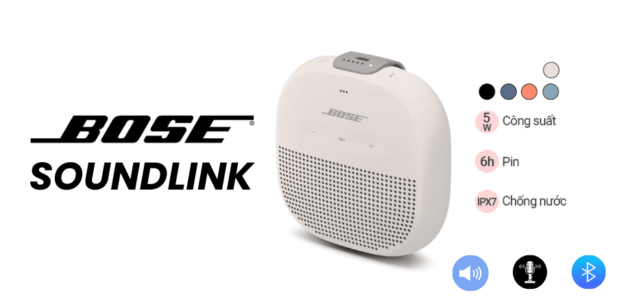 Loa bluetooth có mic đàm thoại Bose Soundlink