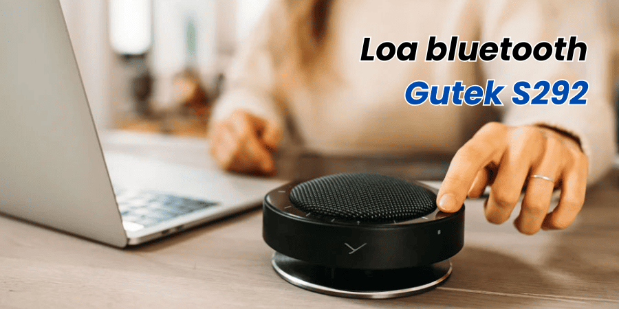 Loa bluetooth kèm mic đàm thoại Gutek S292 thiết kế nhỏ gọn, sang trọng