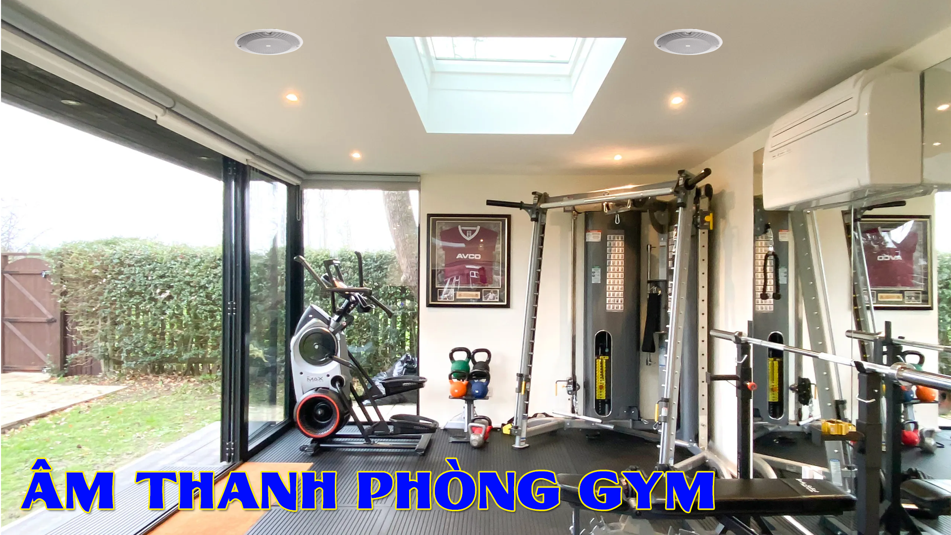 Lắp đặt âm thanh phòng gym, yoga, fitness chất lượng!