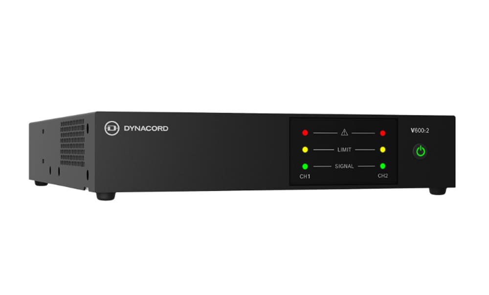 Amply Dynacord V600:2 lịch lãm, bền bỉ, dễ dàng thao tác, hiệu chỉnh