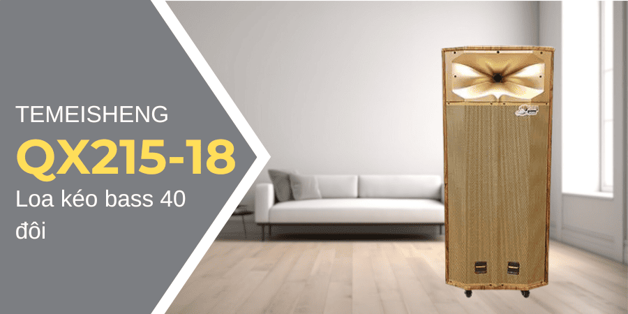 Loa kéo Temeisheng 4 tấc đôi QX215-18: 8.500.000 đồng