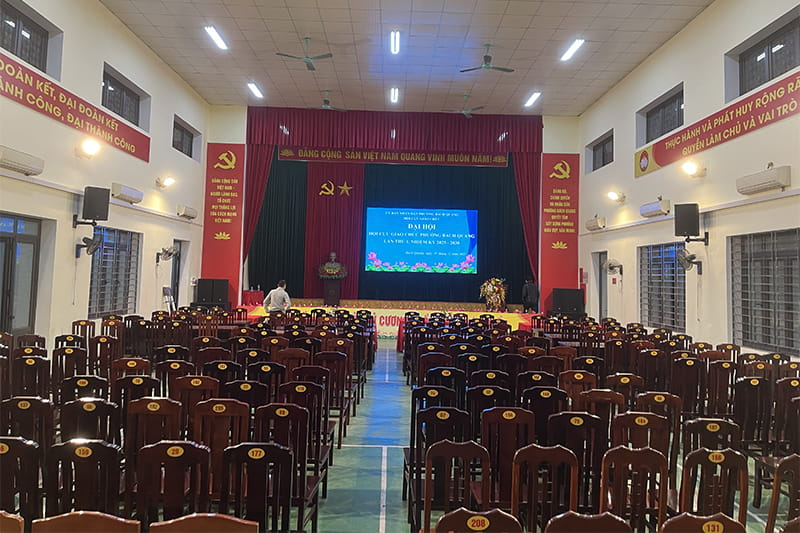 Lắp đặt dàn âm thanh Suim Hàn Quốc tại UBND Phường Bách Quang, Thái Nguyên