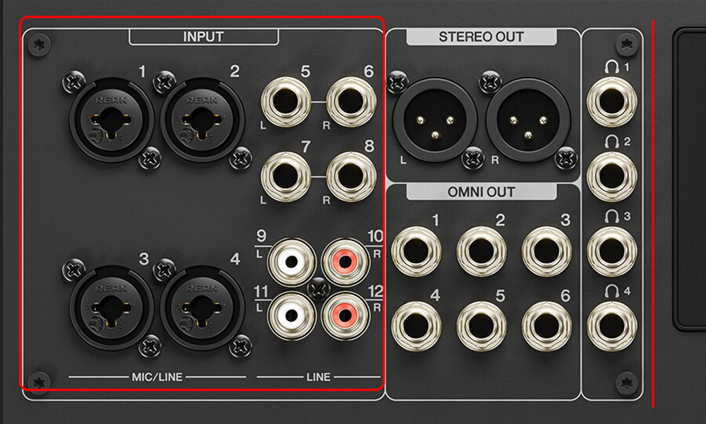 Dễ dàng kết nối nhờ hệ thống cổng IN/OUT đa dạng
