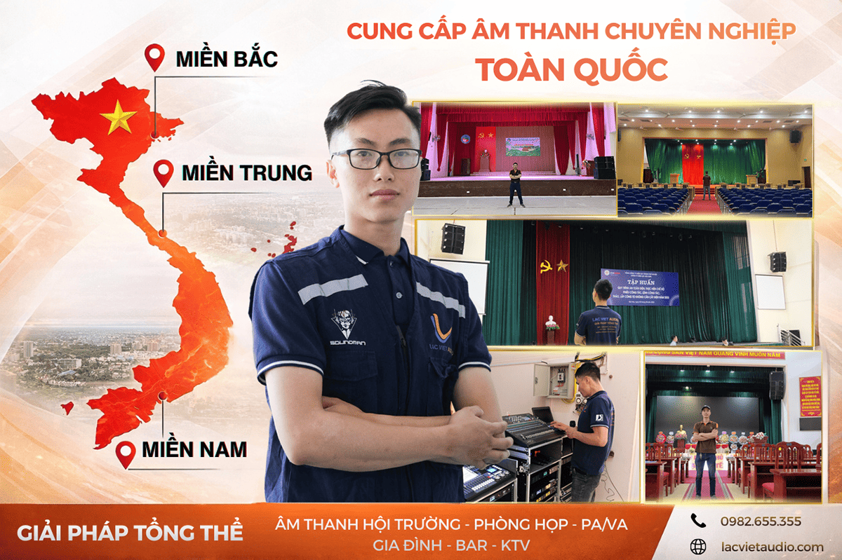 Lạc Việt Audio - Đơn vị cung cấp âm thanh hội trường chuyên nghiệp toàn quốc