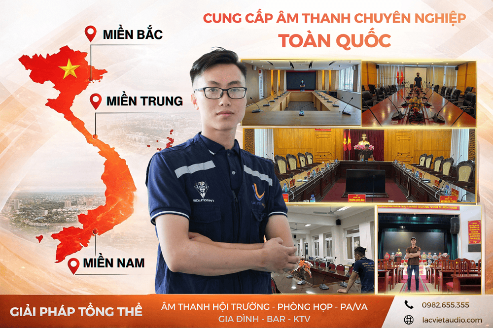 Lạc Việt Audio – Đơn vị cung cấp âm thanh phòng họp chuyên nghiệp toàn quốc