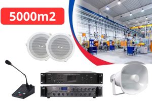 Âm thanh nhà xưởng diện tích 5000m2