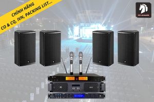 Cấu hình âm thanh hội trường HD 80-100m2