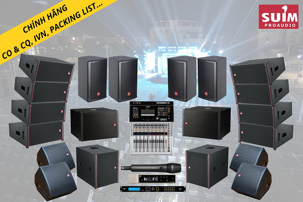 Cấu hình âm thanh hội trường SUIM 1 tỷ 350 triệu