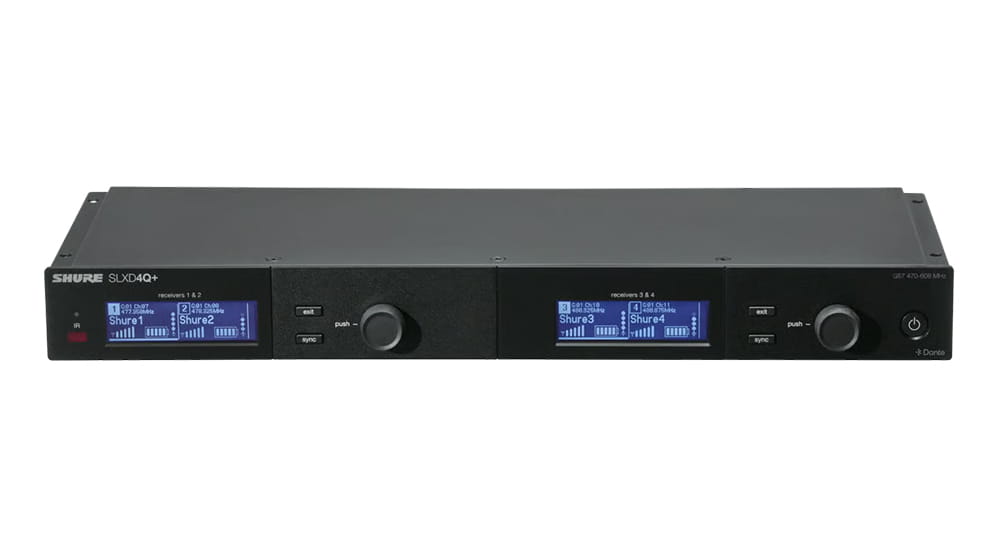 Đầu thu micro không dây Shure SLXD4QDAN+AZ=-H58 phù hợp triển khai trong nhiều hệ thống Đầu thu micro không dây Shure SLXD4QDAN+AZ=-H58 phù hợp triển khai trong nhiều hệ thống