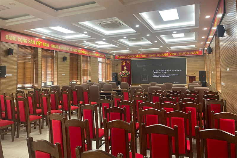 Dự án lắp đặt âm thanh hội nghị Công Ty Điện Lực Cầu Giấy
