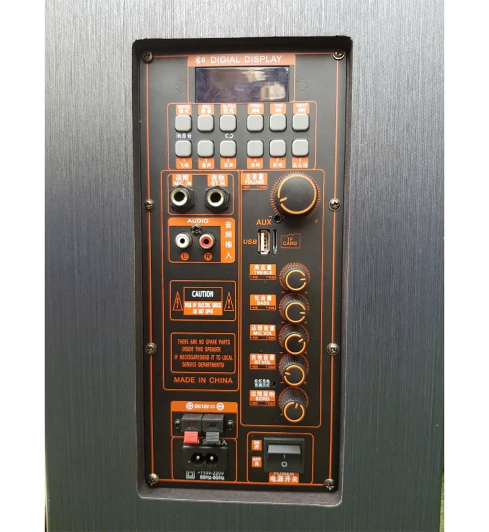 Loa di động JOA SM6615S đi kèm 2 micro không dây và remote điều khiển
