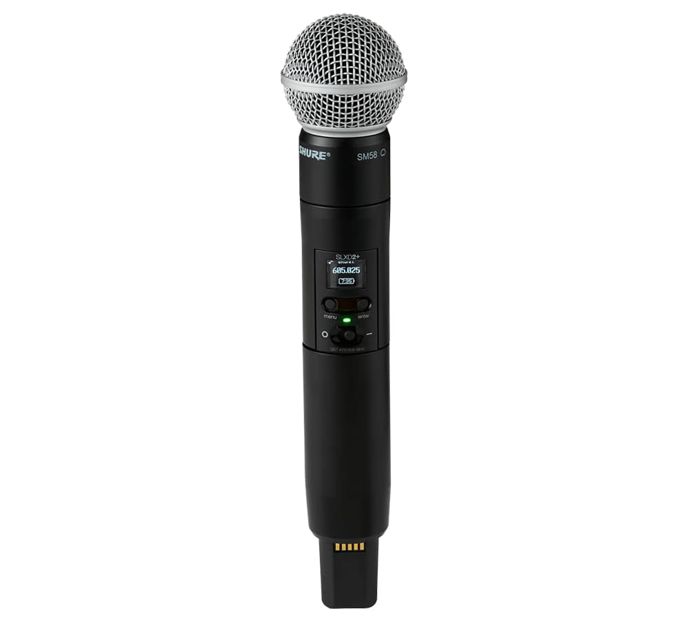 Micro Shure SLXD2+/58=-G66 thiết kế khoa học, công nghệ hiện đại, dễ dàng sử dụng Micro Shure SLXD2+/58=-G66 thiết kế khoa học, công nghệ hiện đại, dễ dàng sử dụng