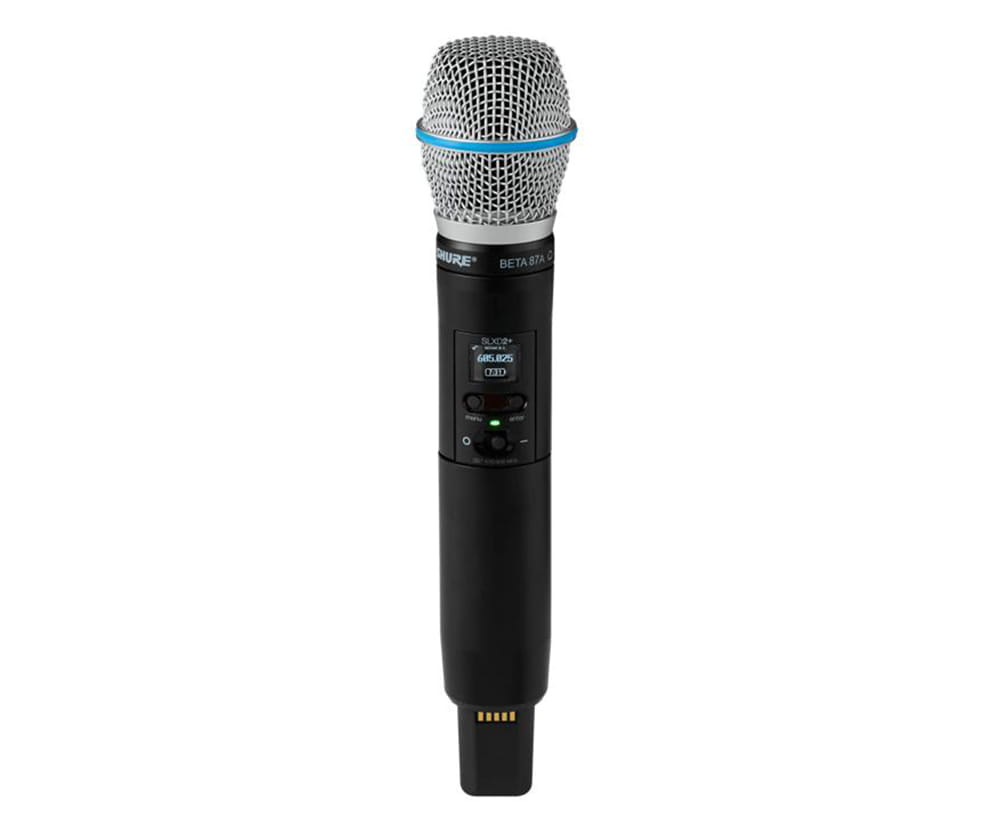 Micro Shure SLXD2+/B87C=-G66 hoạt động trên nền tảng digital với dải tần đáp ứng 20Hz – 20kHz