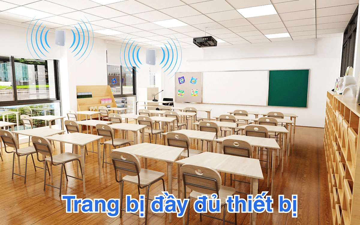 Trang bị đầy đủ các thiết bị cần thiết