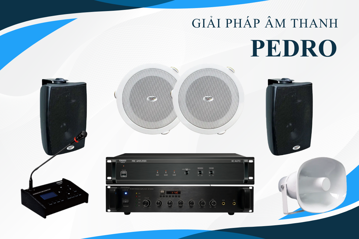 Giải pháp âm thanh nhà ga, sân bay, bến xe PEDRO