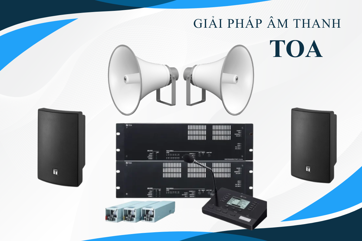 Giải pháp âm thanh nhà ga, sân bay, bến xe TOA