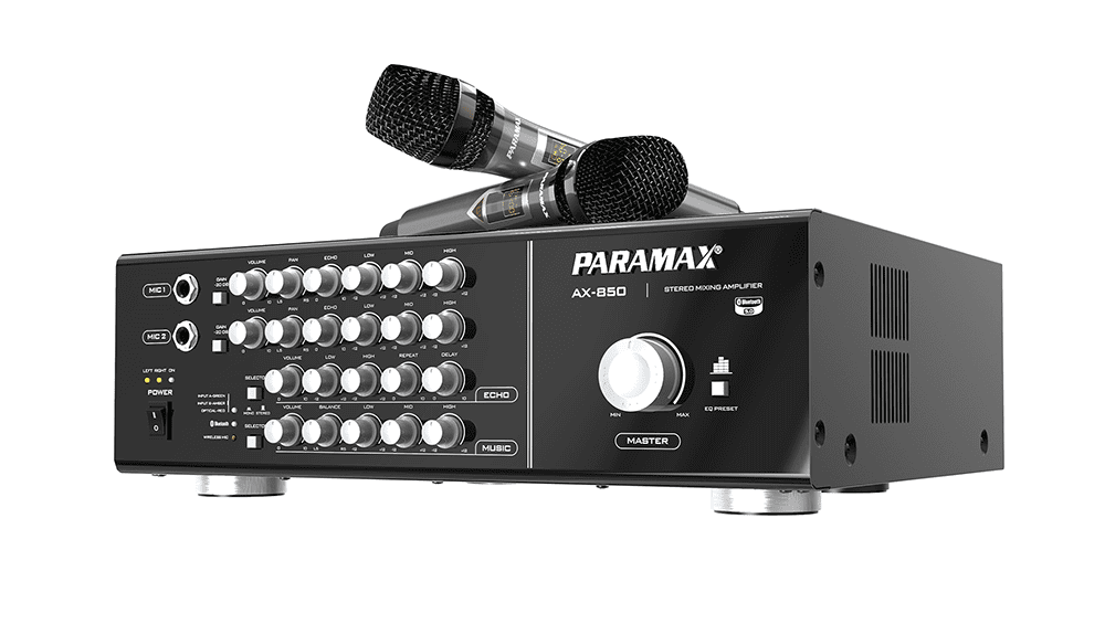 Công suất 350W mạnh mẽ, đáp ứng tốt nhu cầu karaoke gia đình