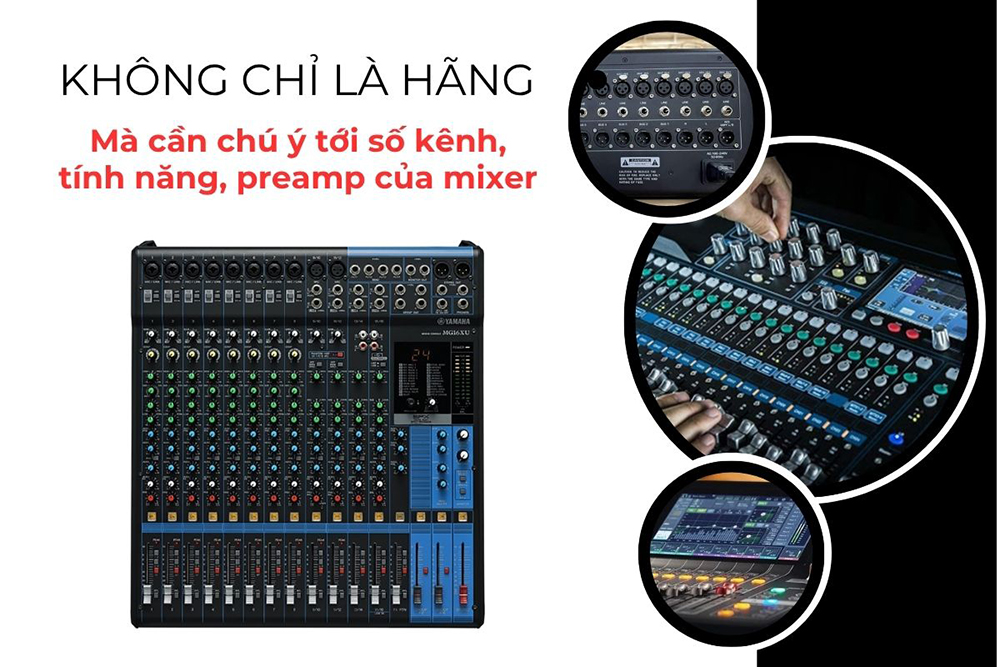 Không chỉ quan tâm tới thương hiệu mà cần chú ý tới số kênh, khả năng xử lý âm thanh