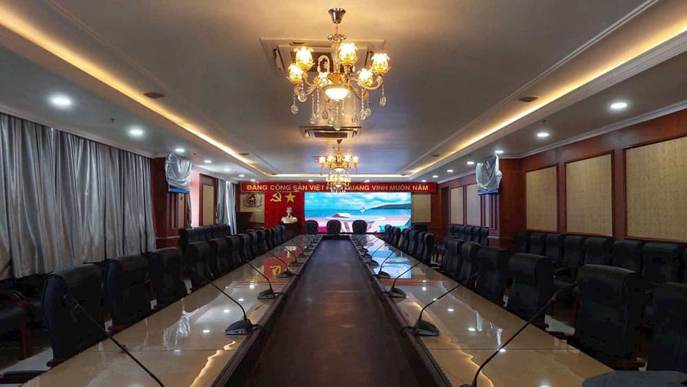 Nên ưu tiên chọn màn hình hội trường có tỷ lệ gần với 16:9 nhất Nên ưu tiên chọn màn hình hội trường có tỷ lệ gần với 16:9 nhất